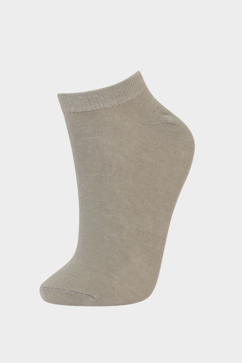 FEMME Violet Clair Lot de 5 Chaussettes courtes en coton pour femme