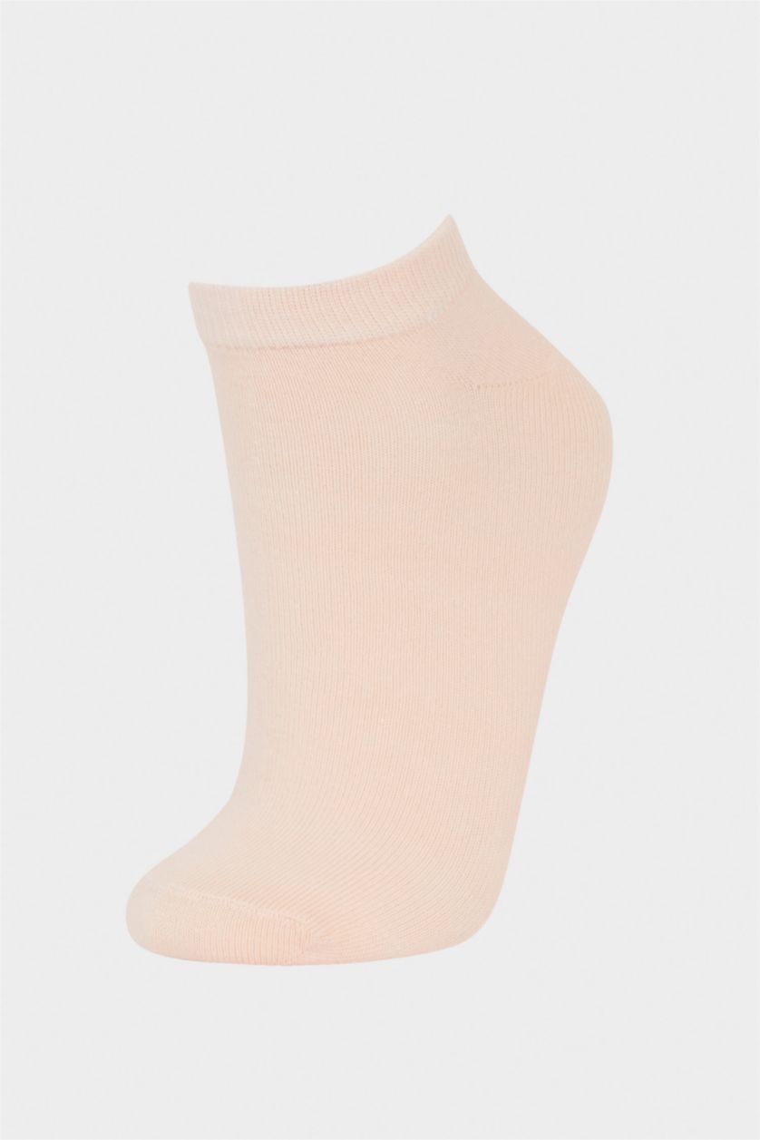 FEMME Violet Clair Lot de 5 Chaussettes courtes en coton pour femme
