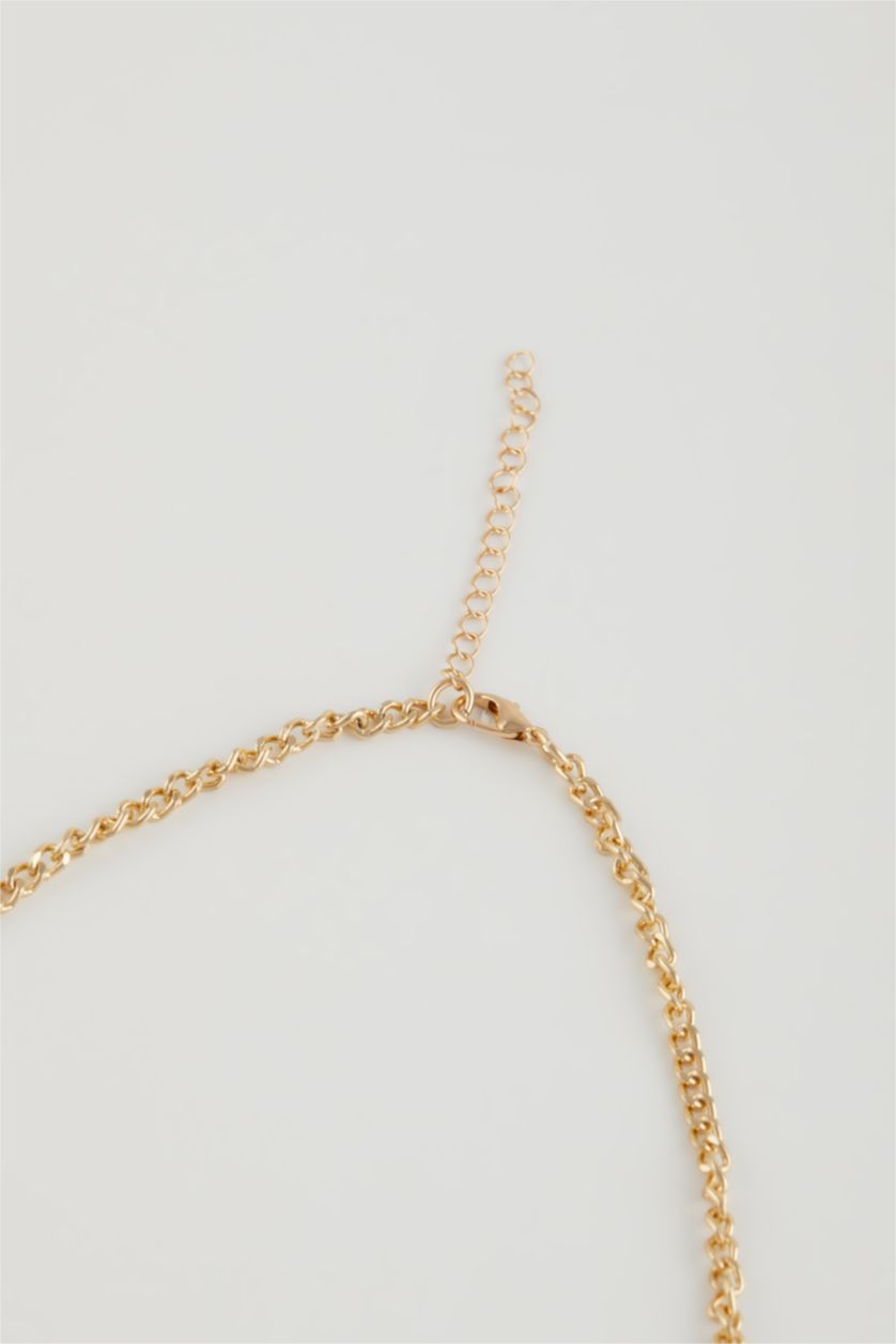 Kadın TRIXI - leopard Kadın 3'lü Leopar Detaylı Gold Kolye