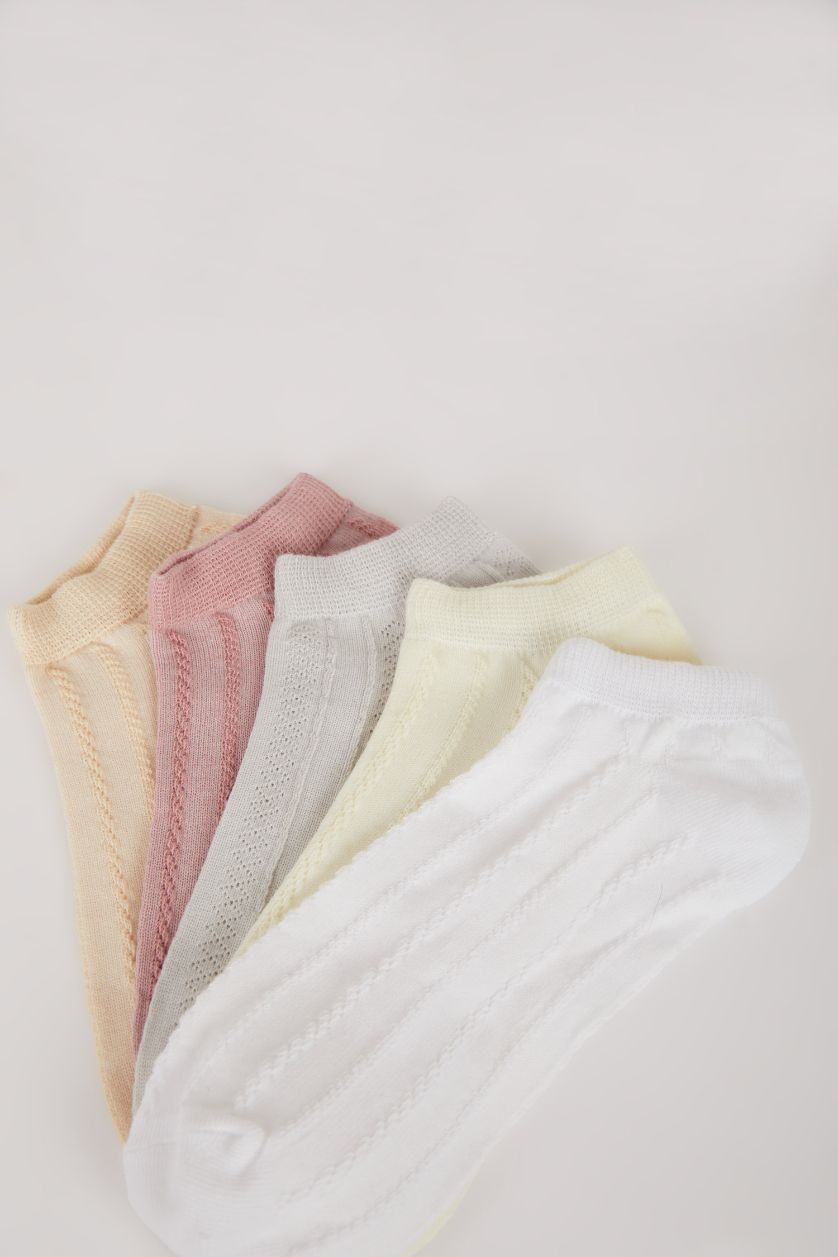 Әйелдерге Түрлі түсті Әйелдерге мақта 5 қысқа мойын