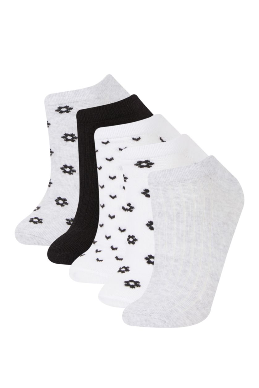 FEMME Karma Lot de 5 paires de Chaussettes courtes en coton pour femme