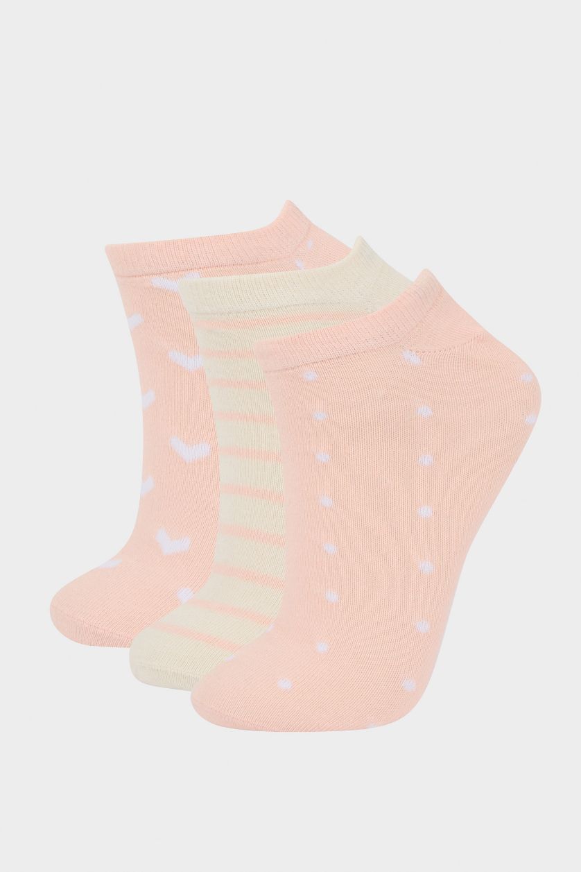 FEMME Karma Lot de 3 paires de Chaussettes courtes en coton pour femme
