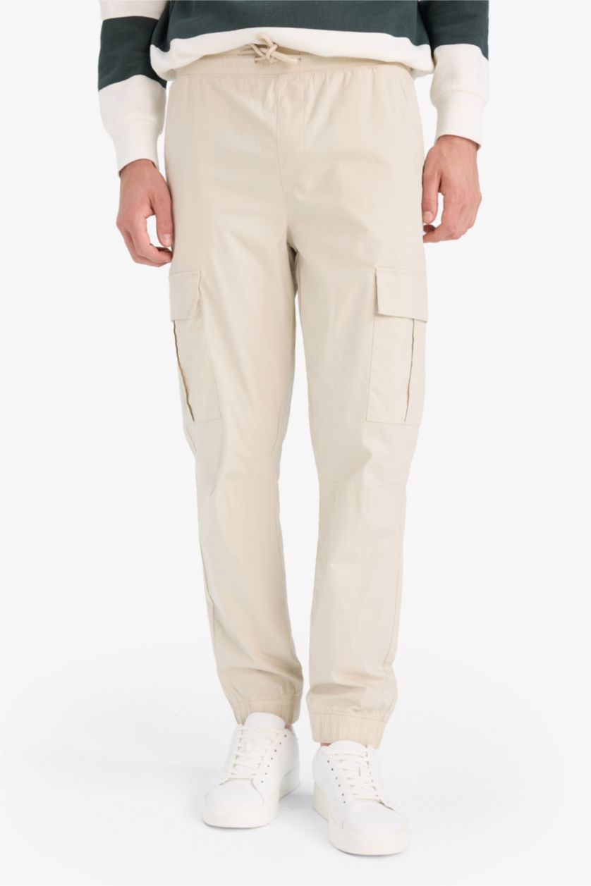 Ерлер Сұр кәдімгі жоггер парашют Шалбар