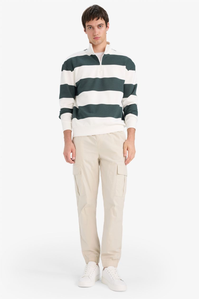 Ерлер Сұр кәдімгі жоггер парашют Шалбар