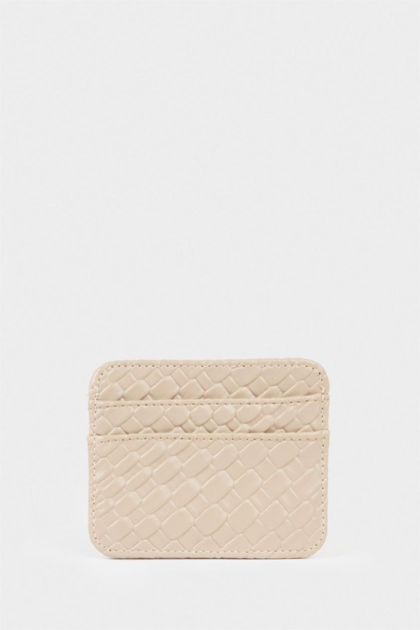 Kadın Bej Kadın Suni Deri Kartlık