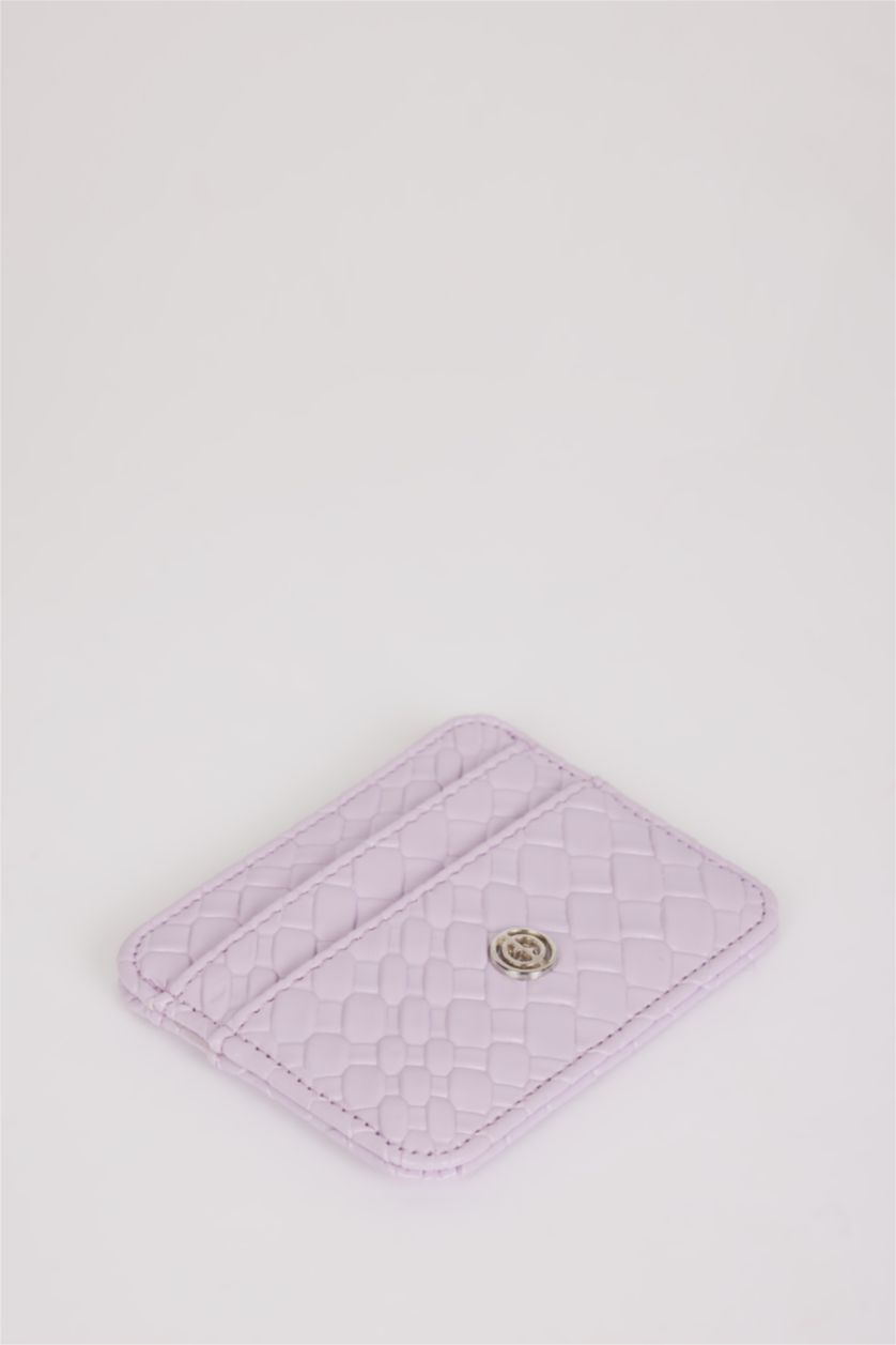 Kadın Lila Kadın Suni Deri Kartlık