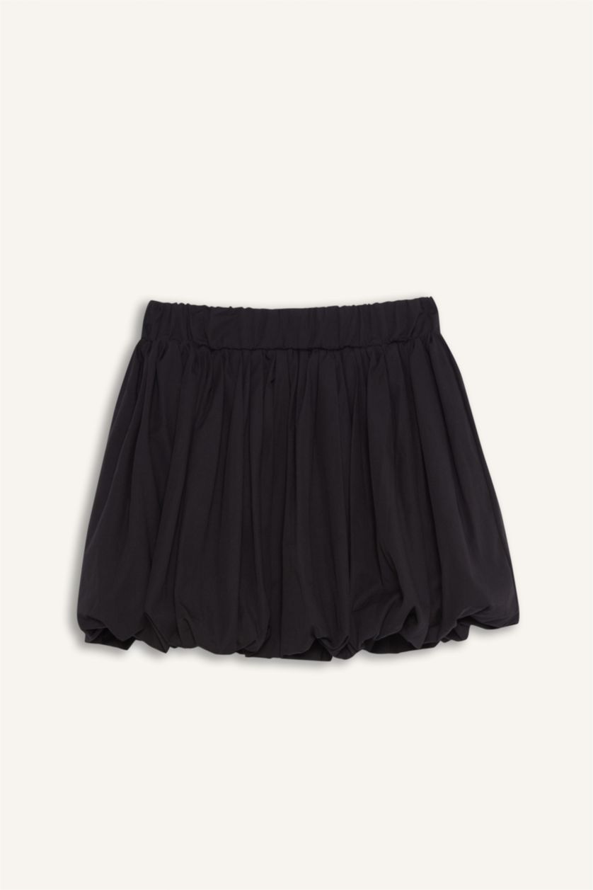 Kız Çocuk - Genç Kız Siyah Poplin Etek Kız Çocuk