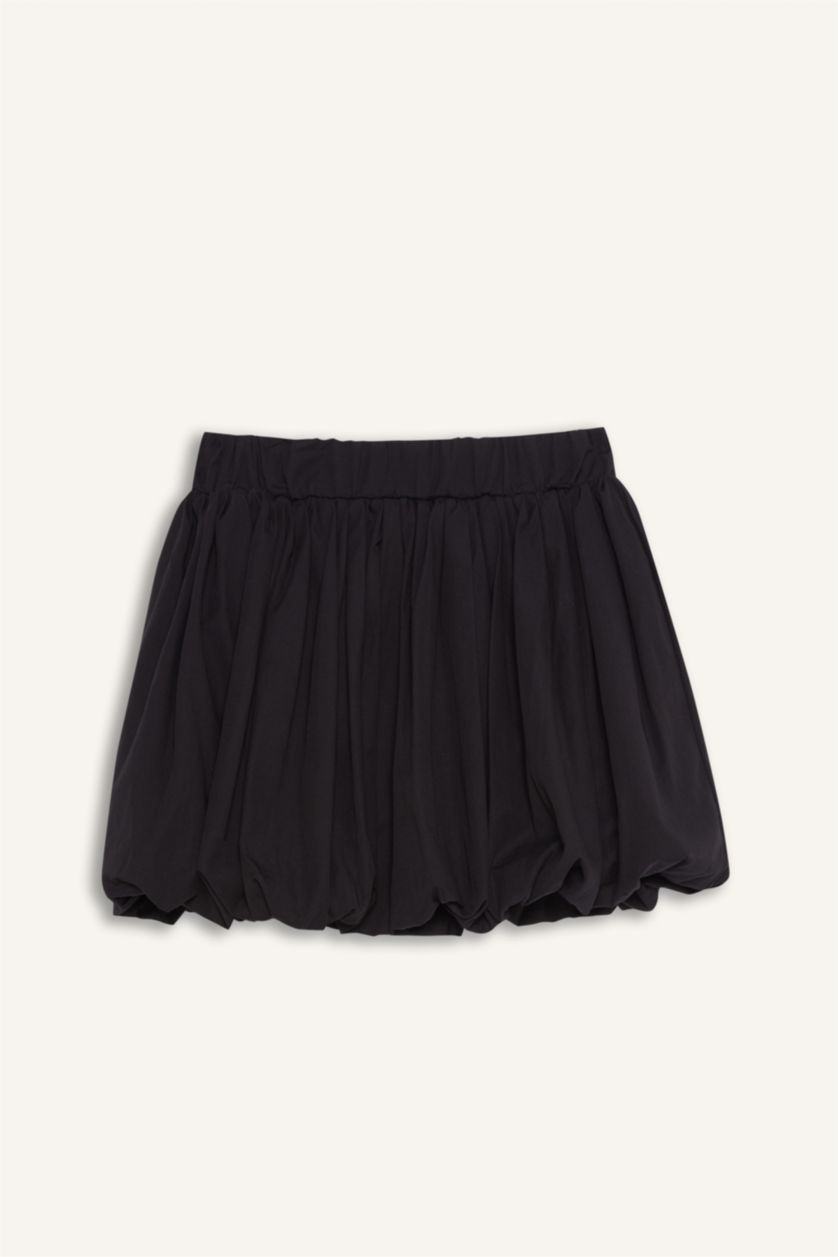 Kız Çocuk - Genç Kız Siyah Poplin Etek Kız Çocuk