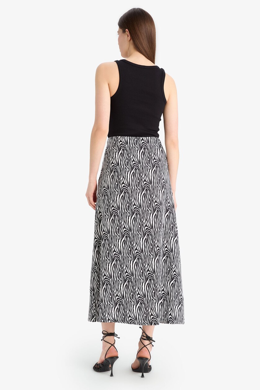 WOMAN Black A Line Maxi