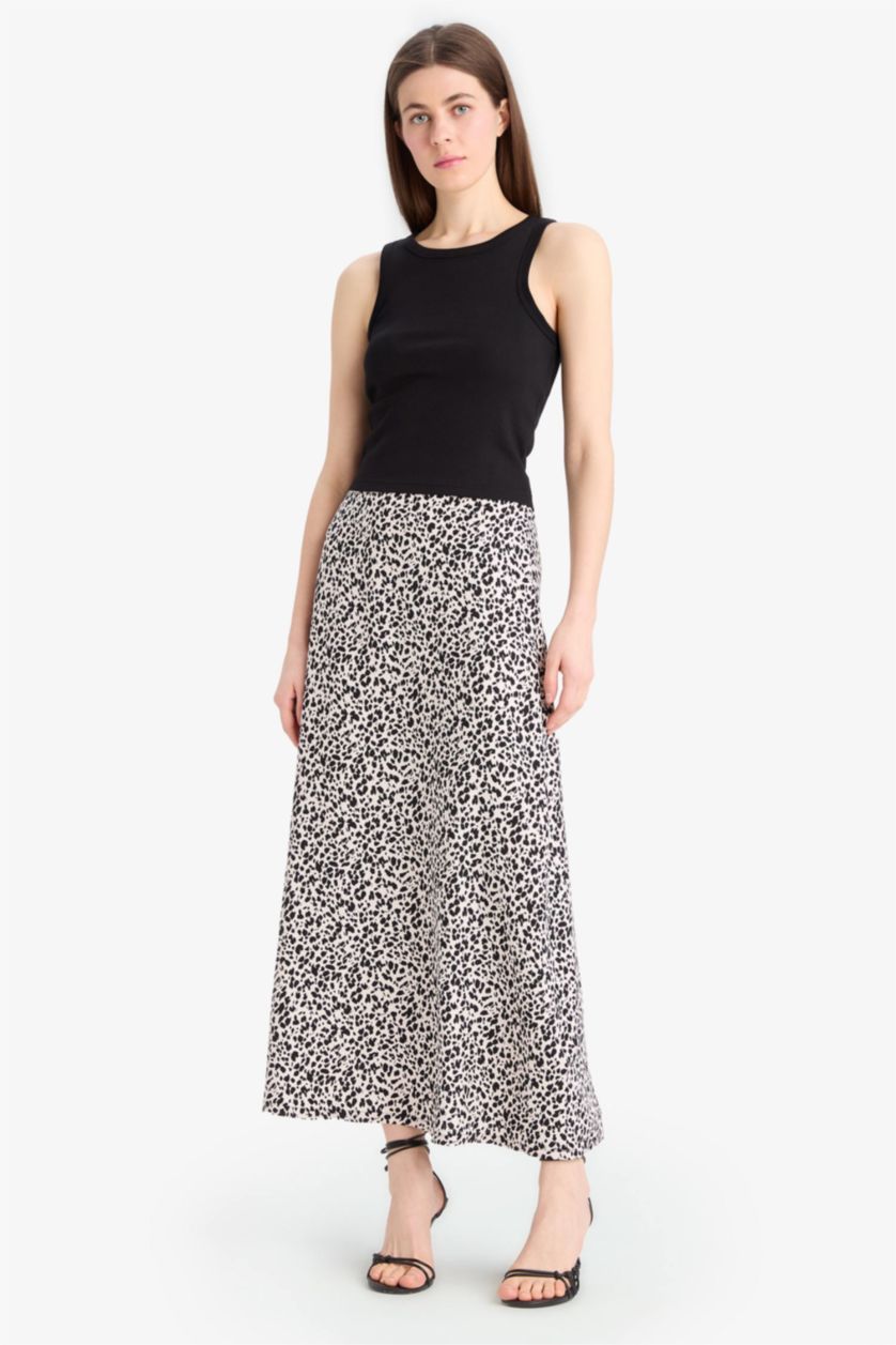 WOMAN Camel A Line Maxi