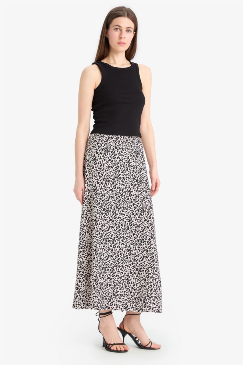 WOMAN Camel A Line Maxi