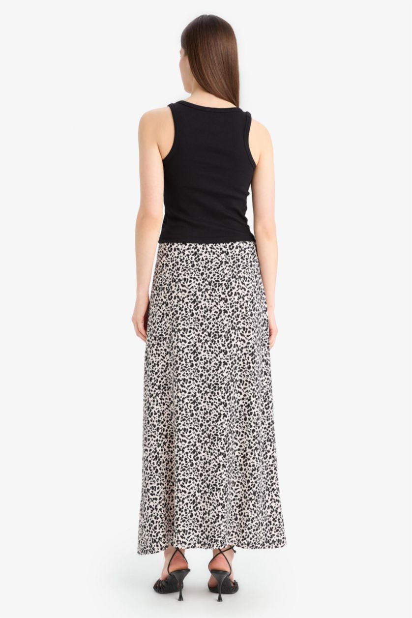 WOMAN Camel A Line Maxi