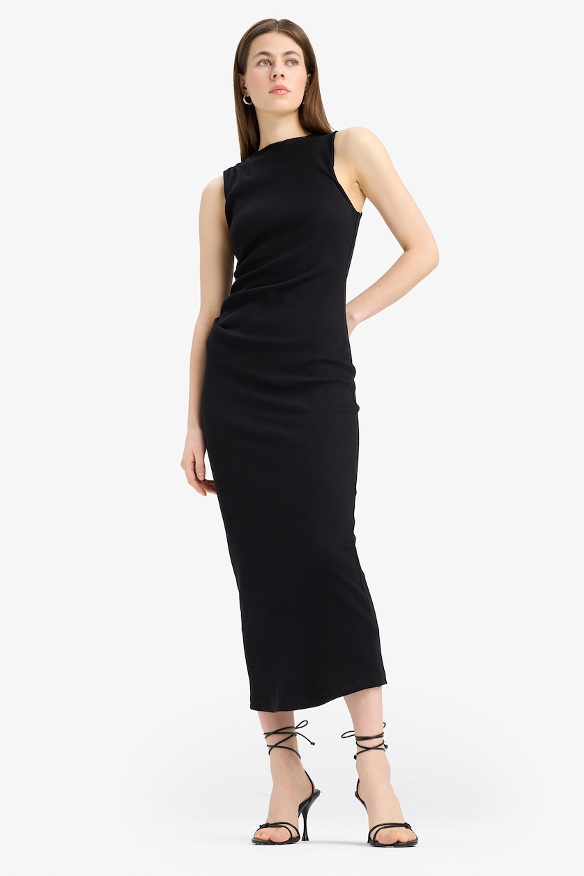 WOMAN Black Camisole Maxi Dress