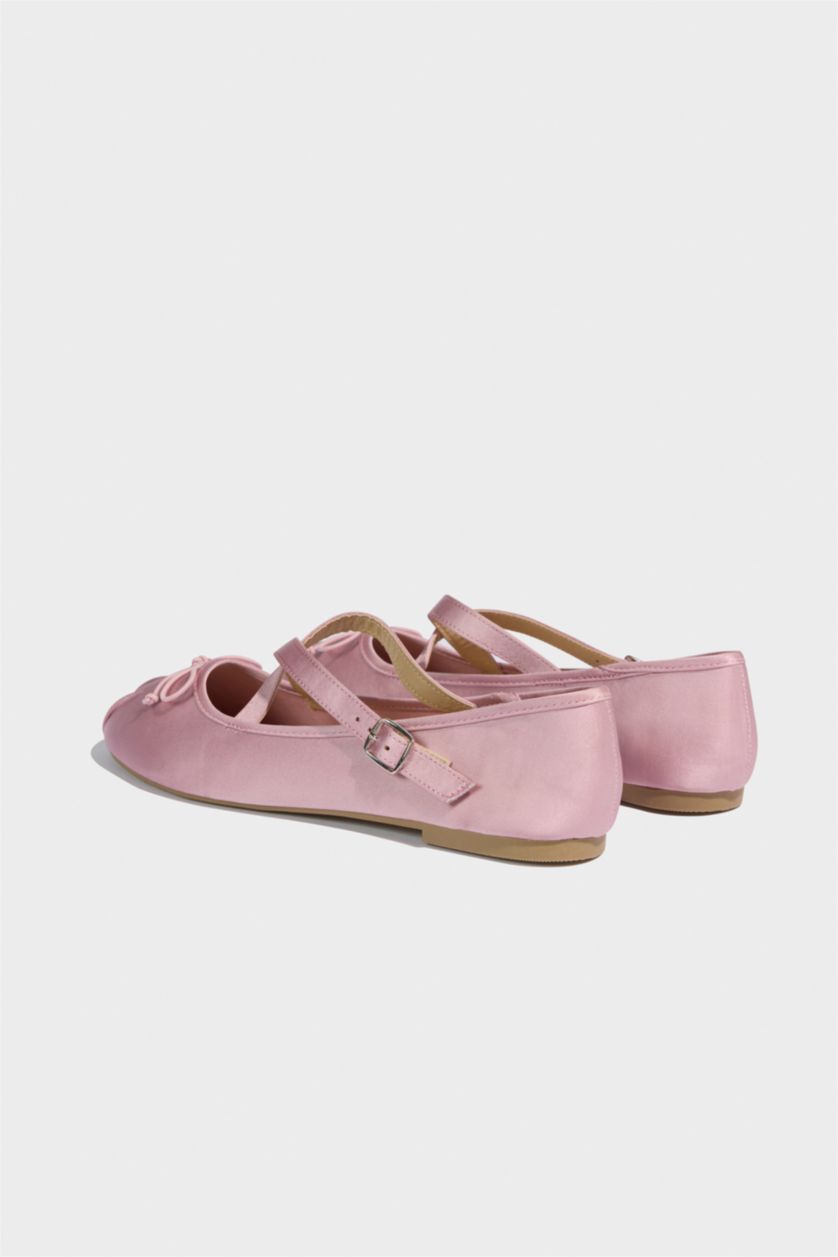 Kadın Açık Pembe Kadın Düz Taban Babet