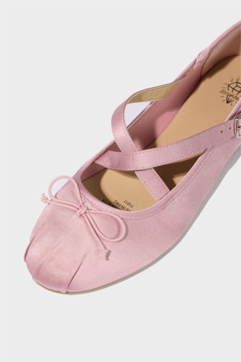 Kadın Açık Pembe Kadın Düz Taban Babet