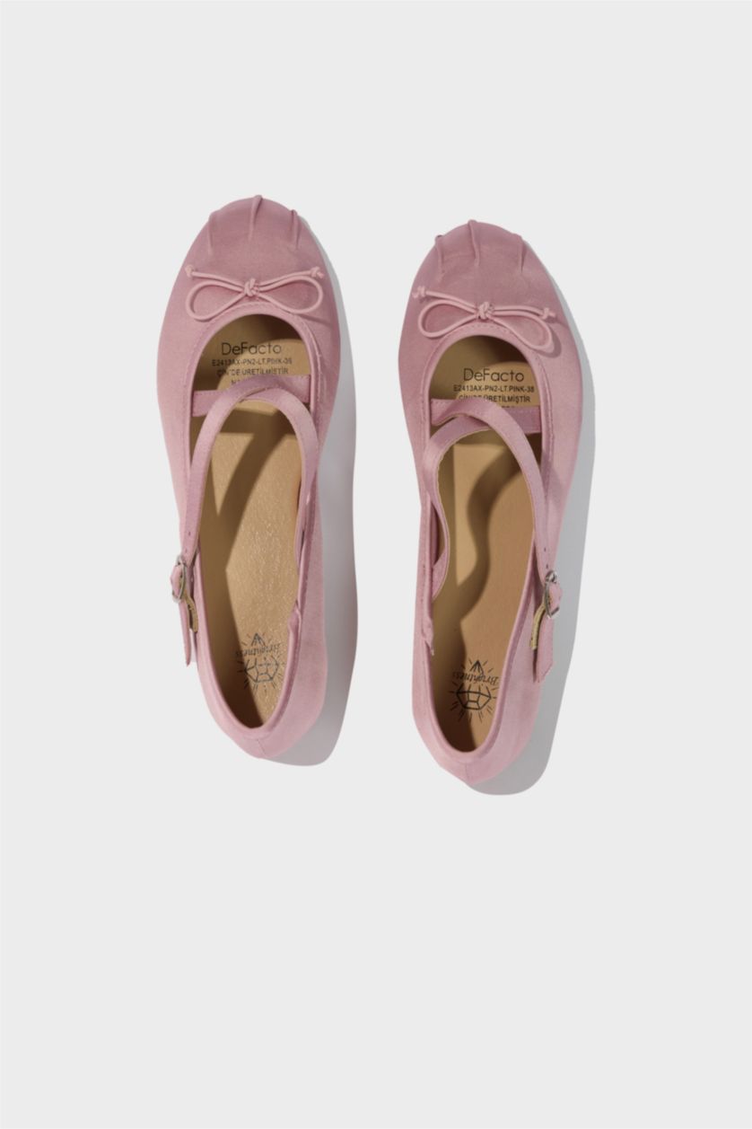 Kadın Açık Pembe Kadın Düz Taban Babet