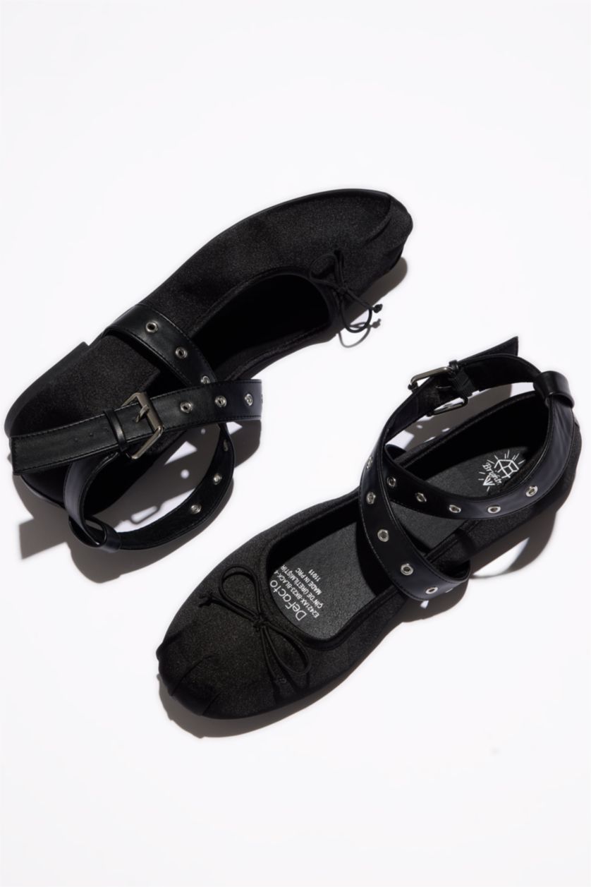 WOMAN Black Woman Ballerina Flat Shoes