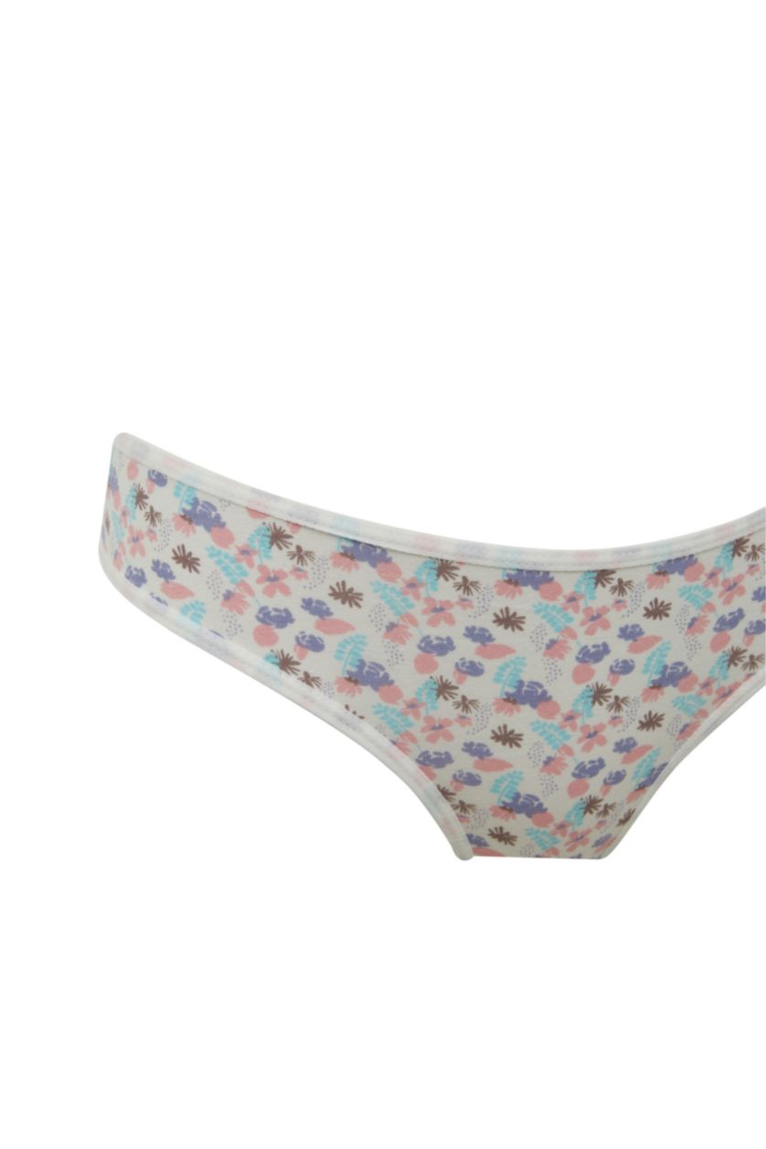 FEMME Écru Lot de 3 slips avec imprimé