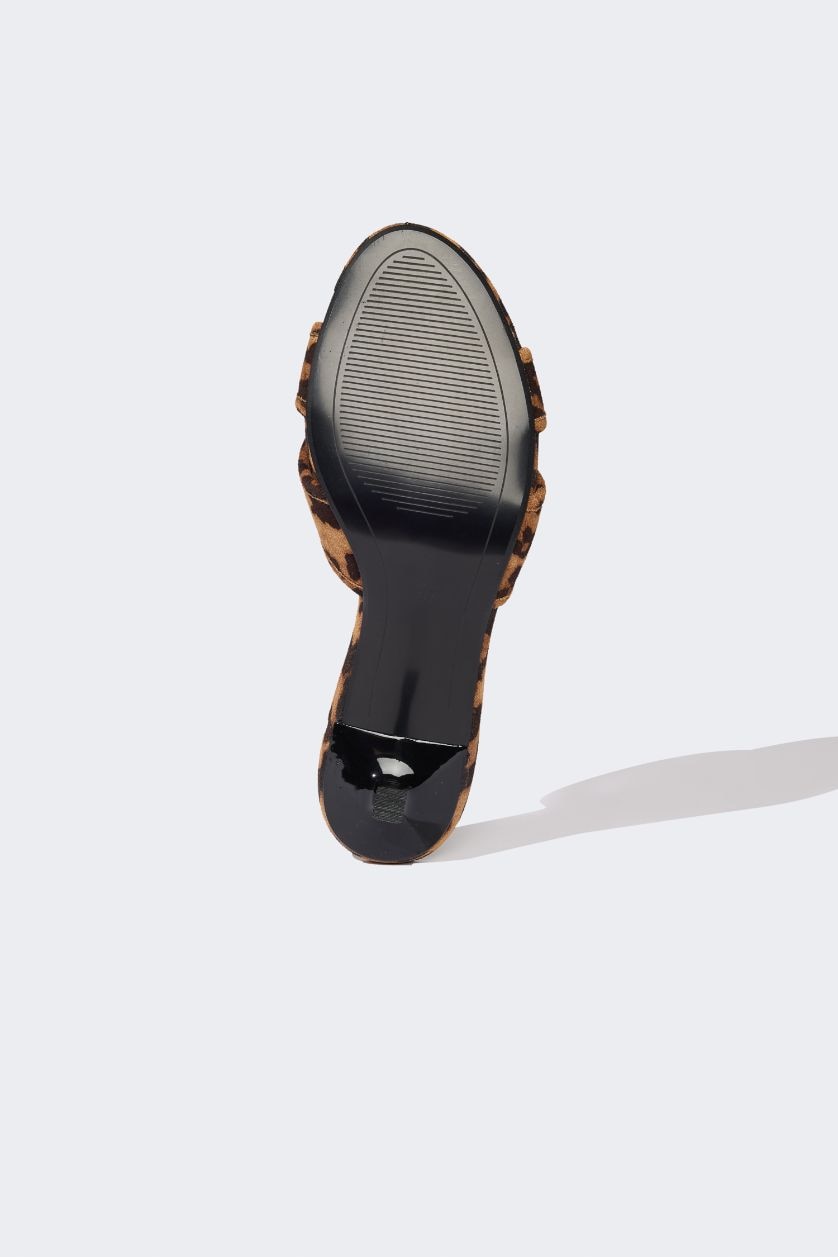 FEMME Karma Sandales à talons hauts en simili cuir pour femme