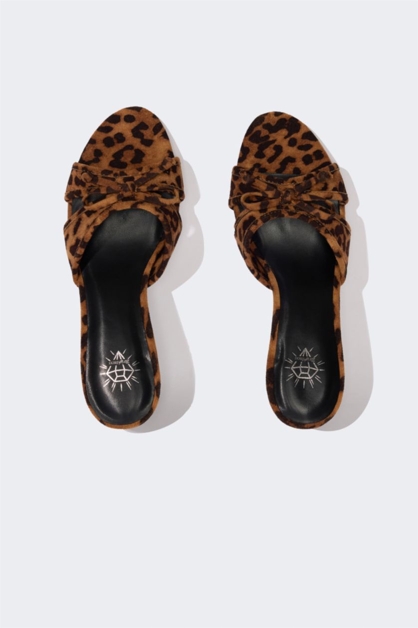 FEMME Karma Sandales à talons hauts en simili cuir pour femme