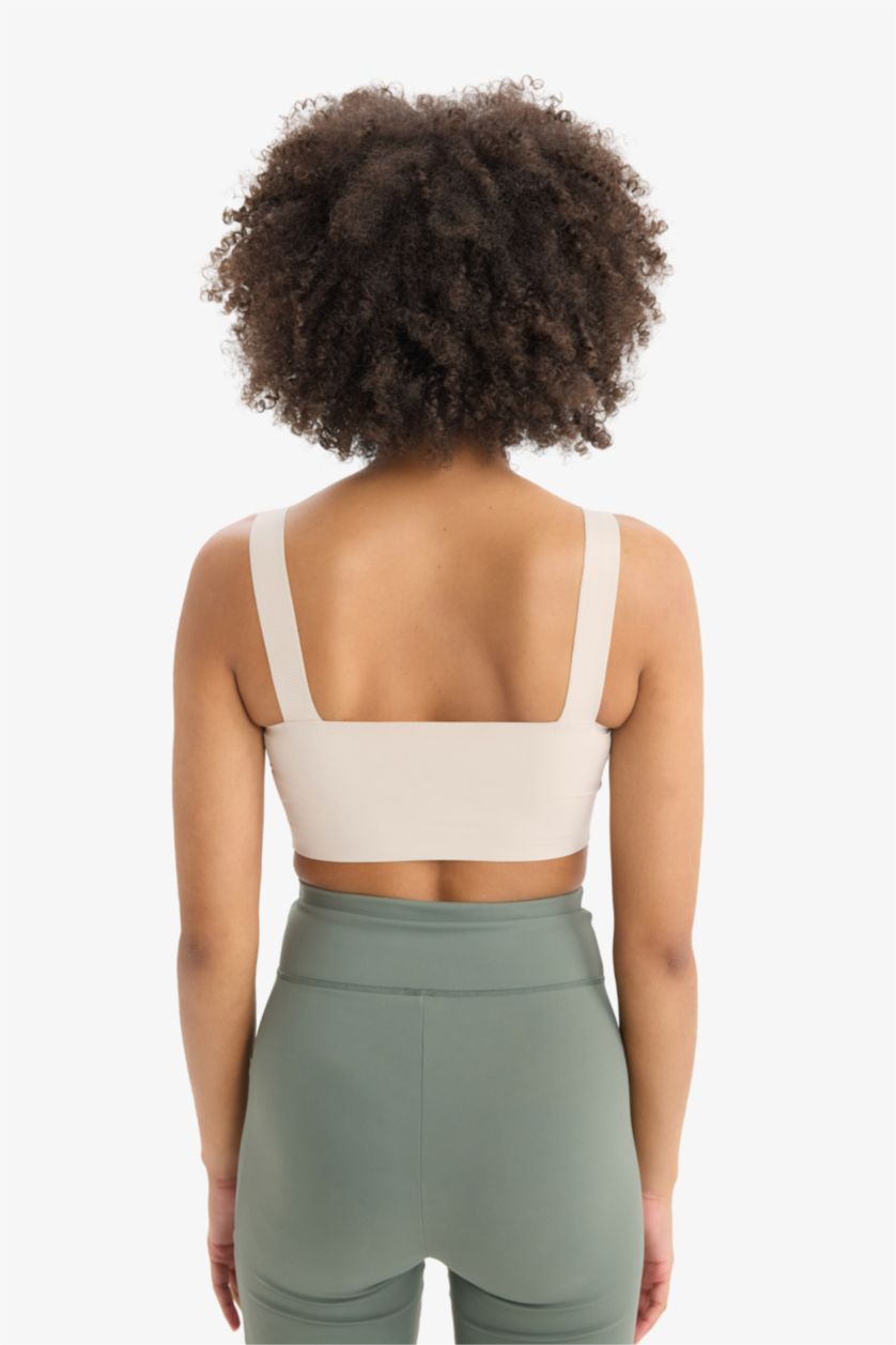 Kadın Taş V Yaka Sporcu Bra