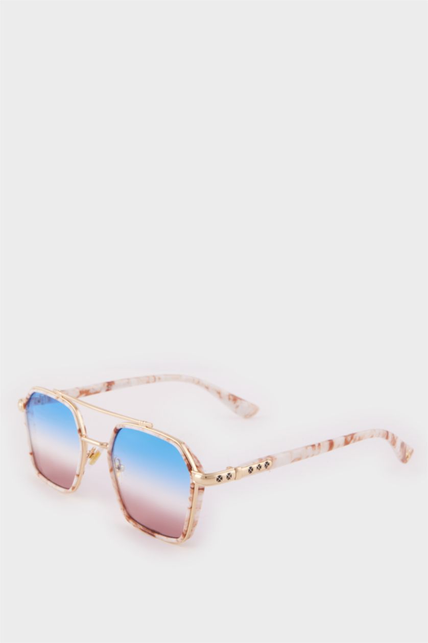 Women Beige Sunglasses