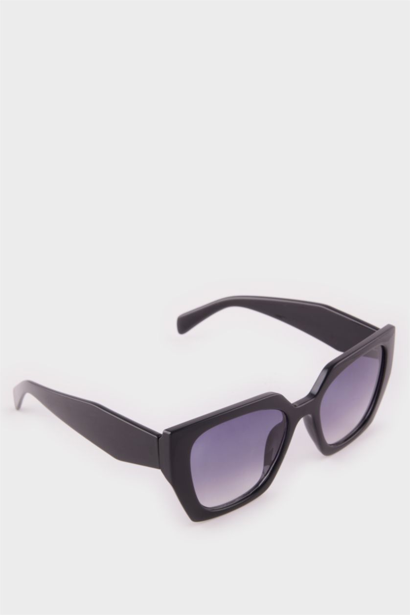 Kadın Siyah Kadın Büyük Çerçeve Güneş Gözlüğü