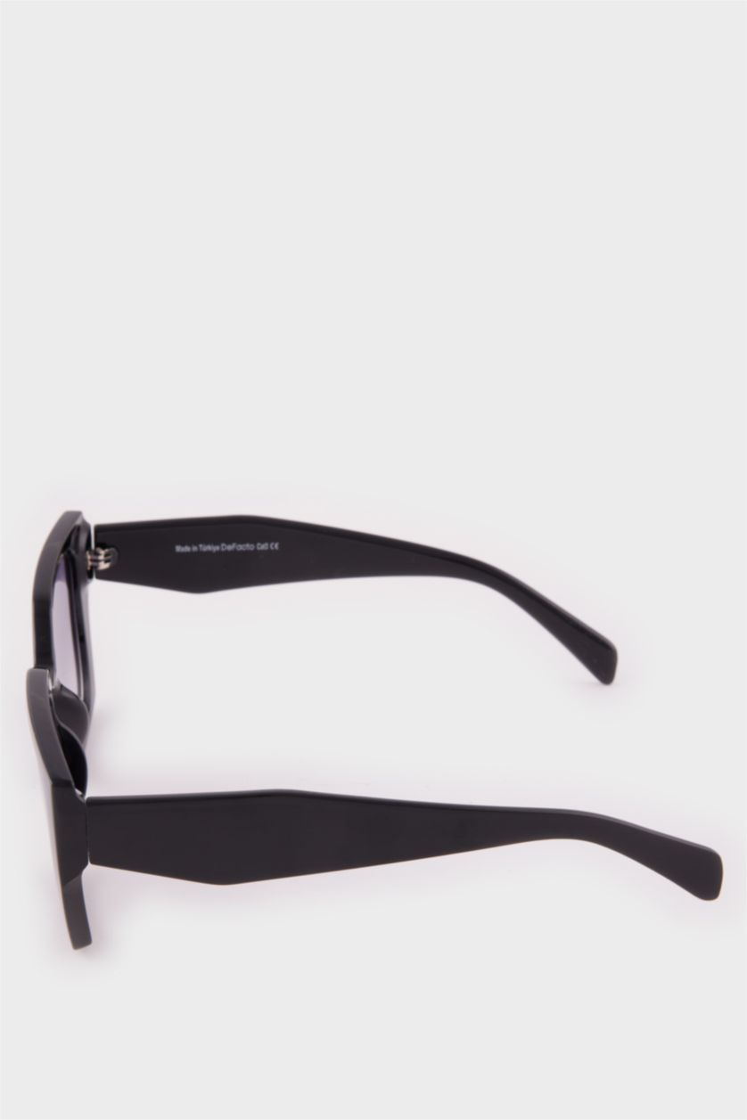 Kadın Siyah Kadın Büyük Çerçeve Güneş Gözlüğü