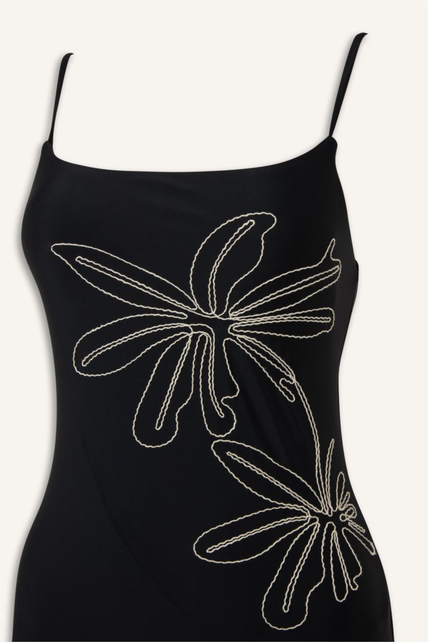 Kadın Siyah Regular Fit Mayo