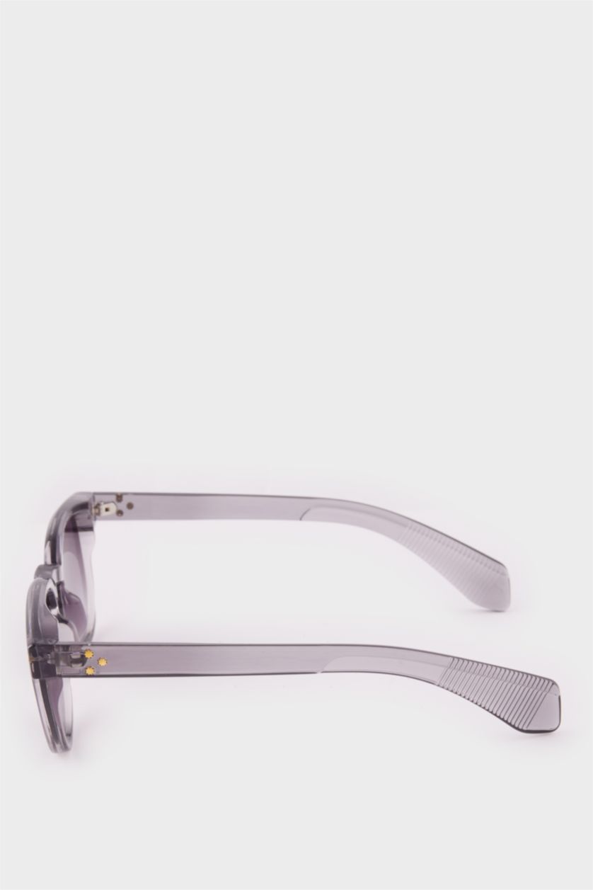 Kadın Gri Melanj Kadın Daire Güneş Gözlüğü