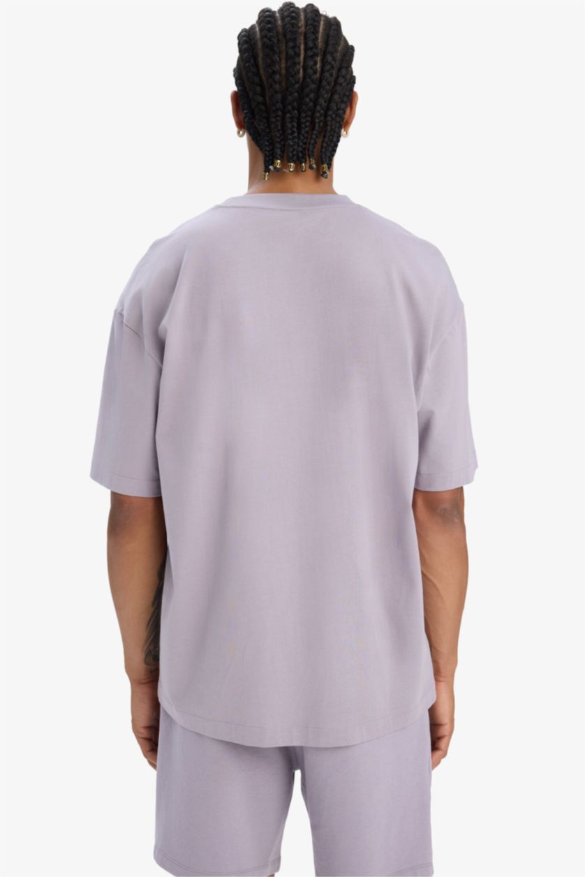 MAN Lilac Oversize Fit Short Sleeve T-Shirt