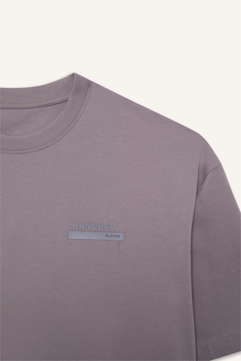 MAN Lilac Oversize Fit Short Sleeve T-Shirt
