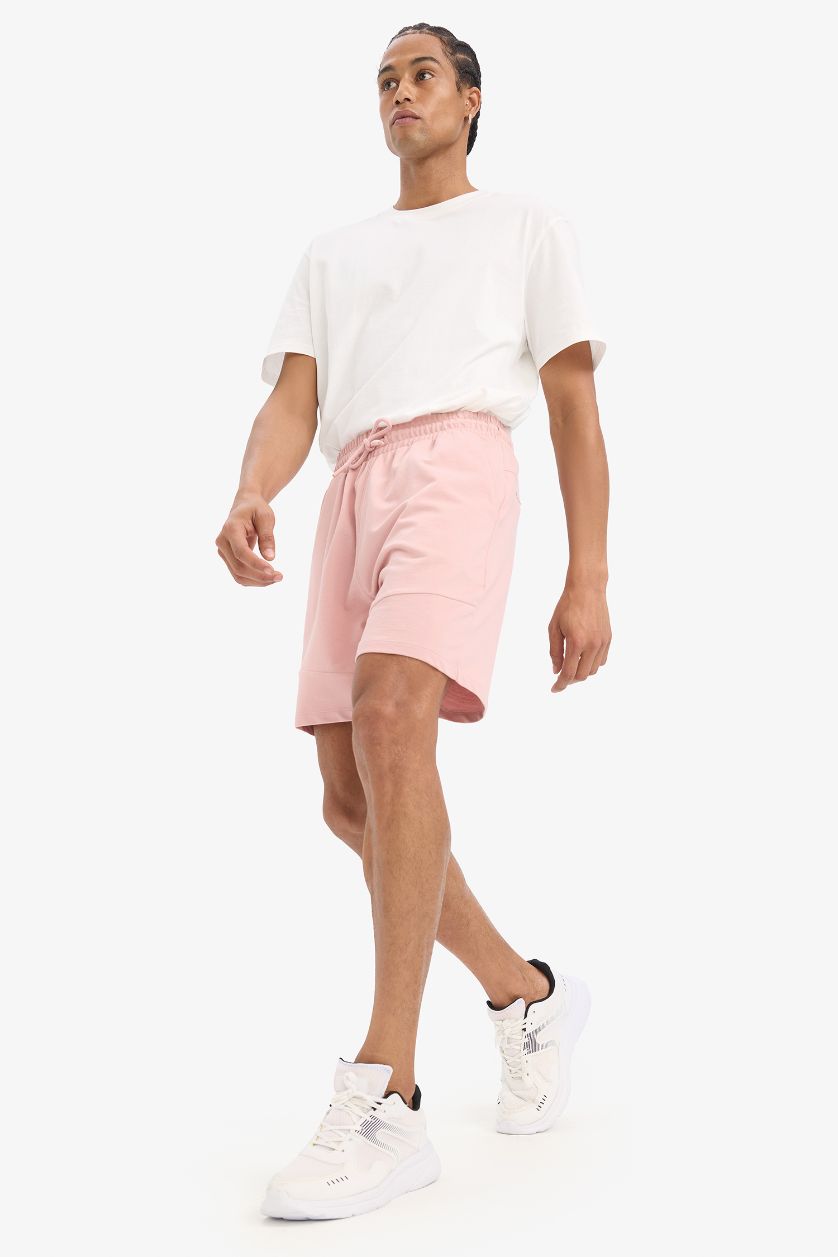 رجالي وردي شورت قصير رياضي قصة عادية من DeFactoFit