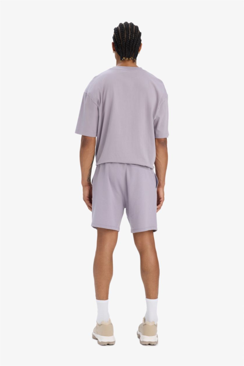 رجال أرجواني شورت رياضي قصة عادية من DeFactoFit