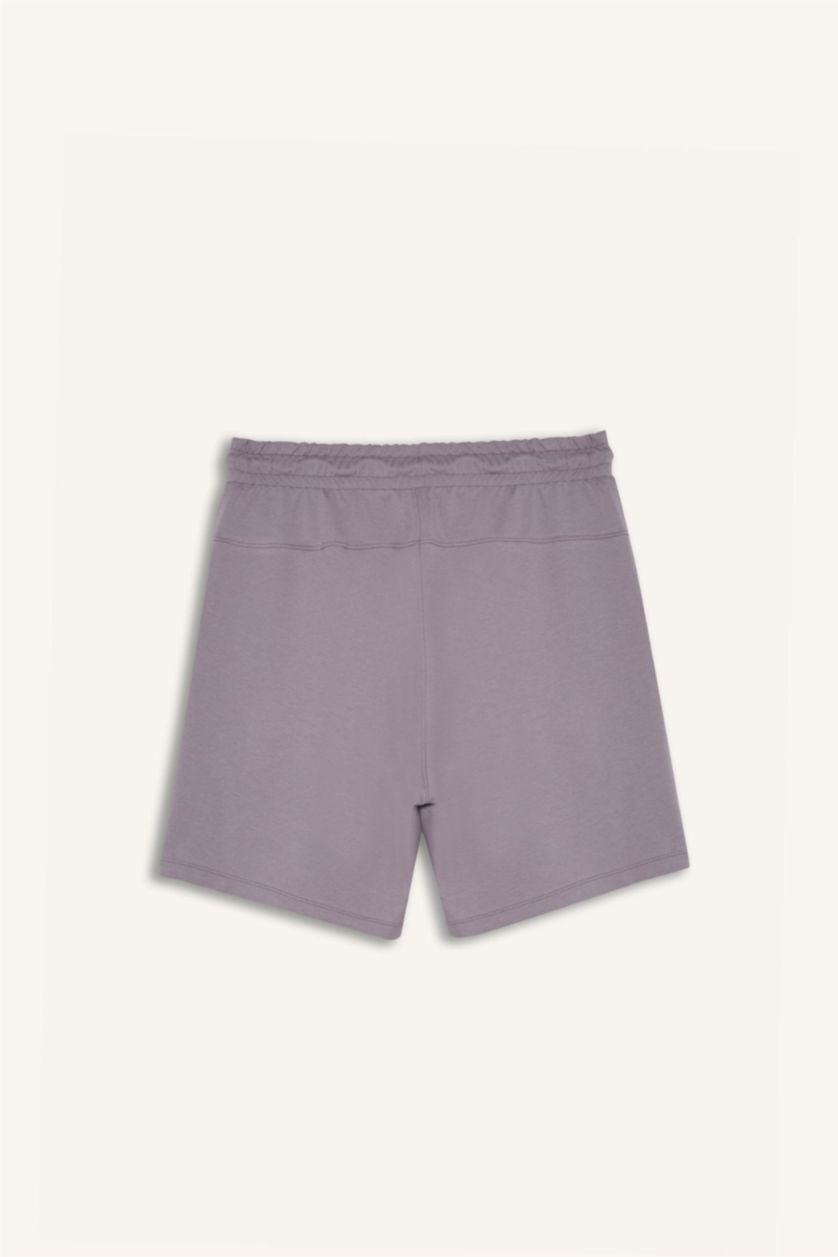 رجال أرجواني شورت رياضي قصة عادية من DeFactoFit