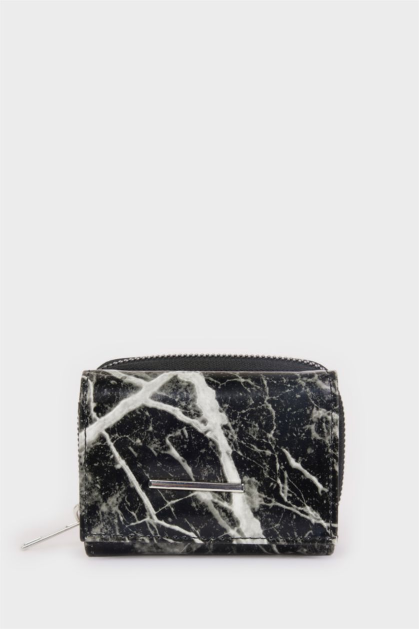 Woman Black Woman Faux Leather Wallets