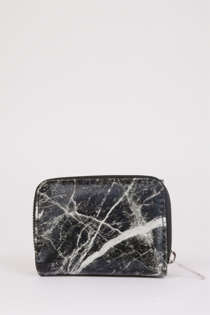 Woman Black Woman Faux Leather Wallets