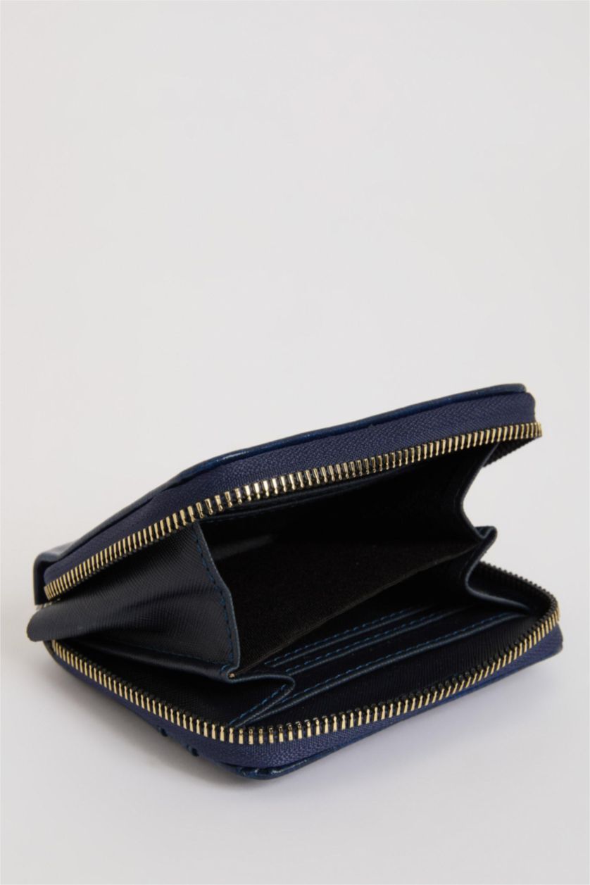 Kadın Lacivert Kadın Suni Deri Cüzdan