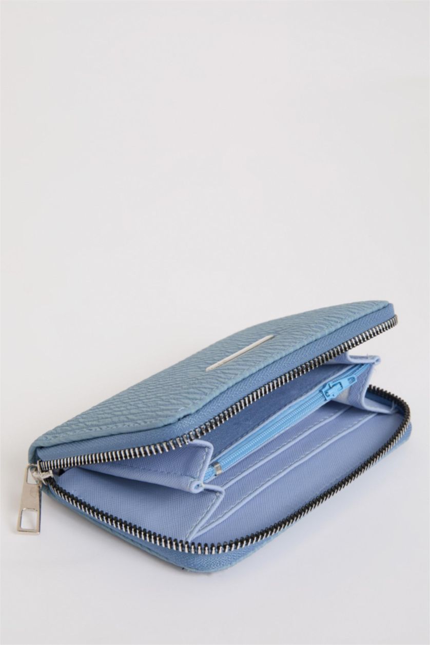 Kadın Açık Mavi Kadın Suni Deri Cüzdan