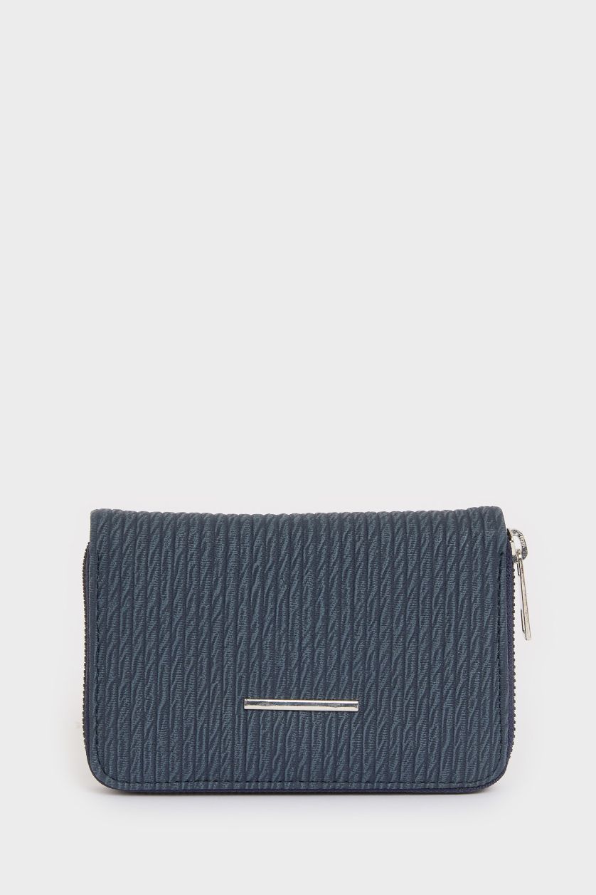 Kadın Lacivert Kadın Suni Deri Cüzdan