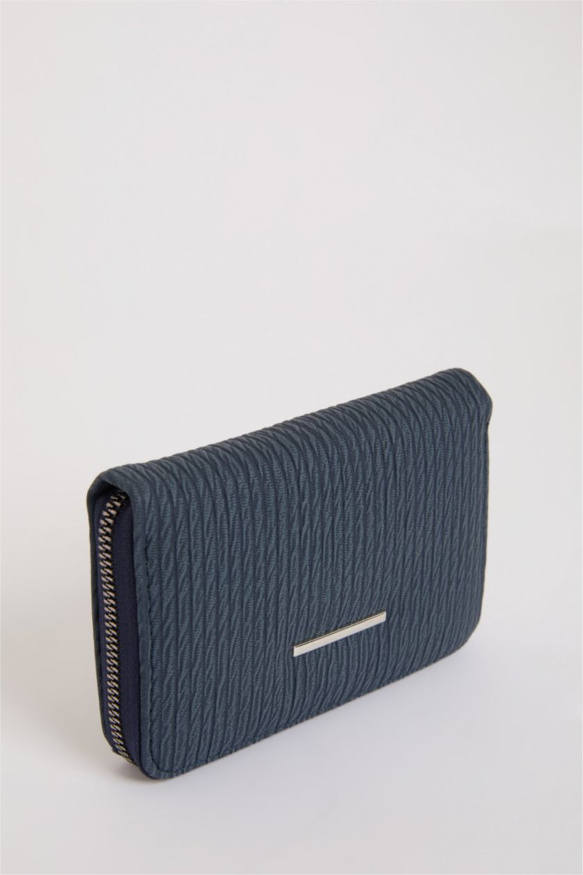 Kadın Lacivert Kadın Suni Deri Cüzdan