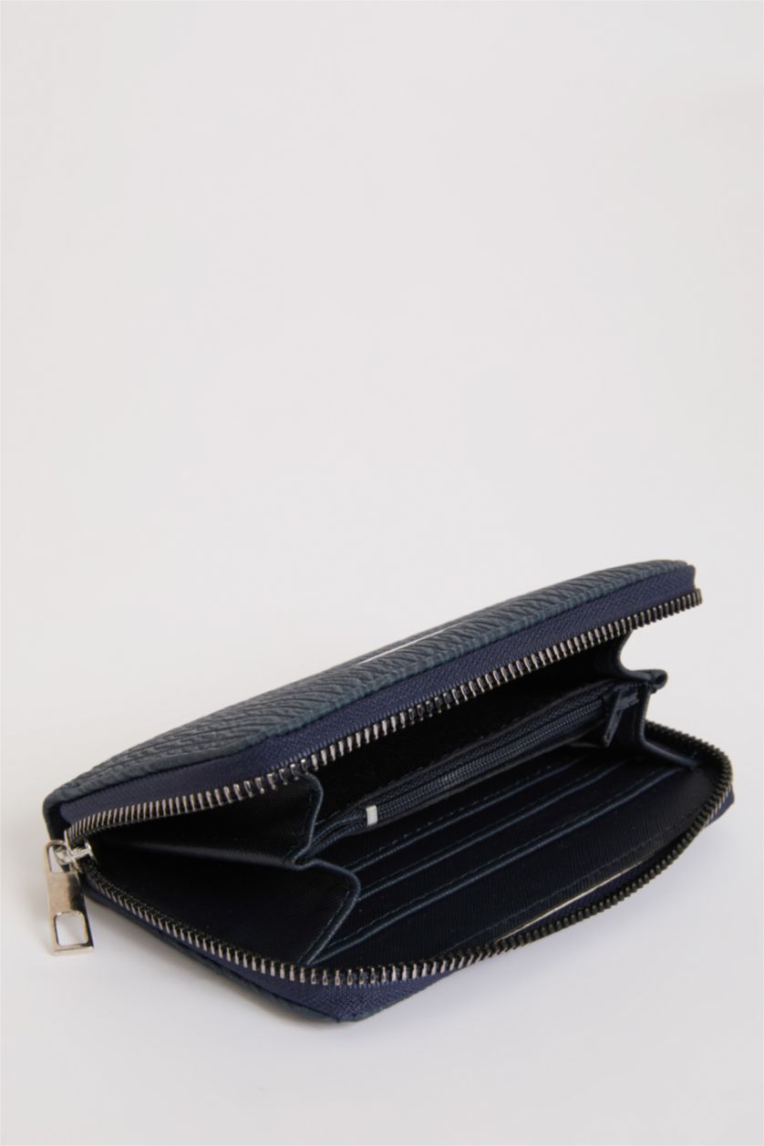 Kadın Lacivert Kadın Suni Deri Cüzdan