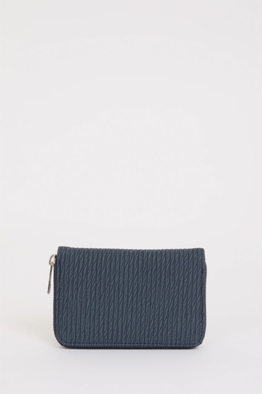 Kadın Lacivert Kadın Suni Deri Cüzdan