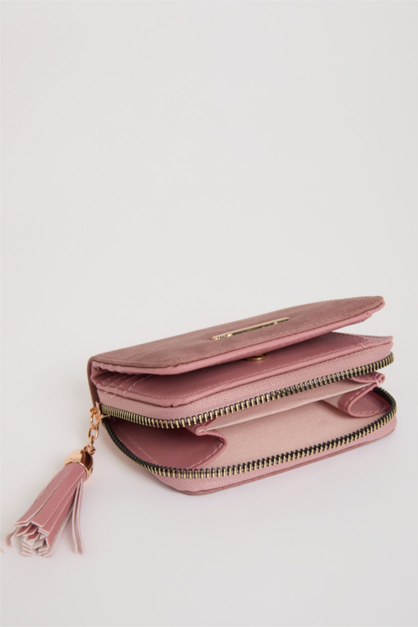 Kadın Pembe Kadın Suni Deri Cüzdan