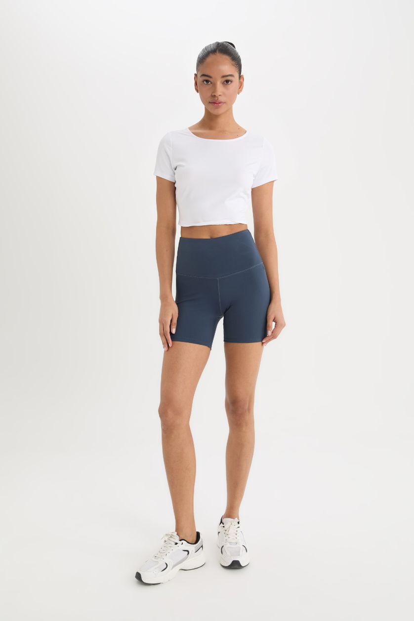 حريمي كحلي ليجن رياضي قصير  كحلي من DeFactoFit