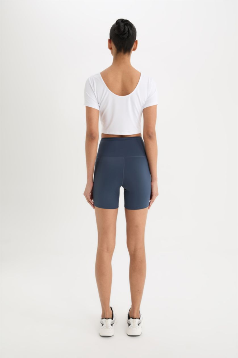 حريمي كحلي ليجن رياضي قصير  كحلي من DeFactoFit