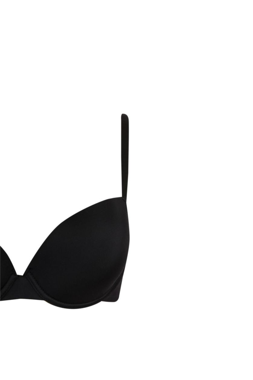 WOMAN Black Fall in Love Padded T-Shirt Bra