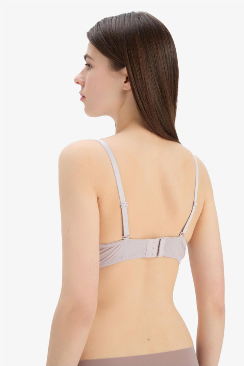 FEMME Gris Soutien-gorge à coussinets de Fall in Love