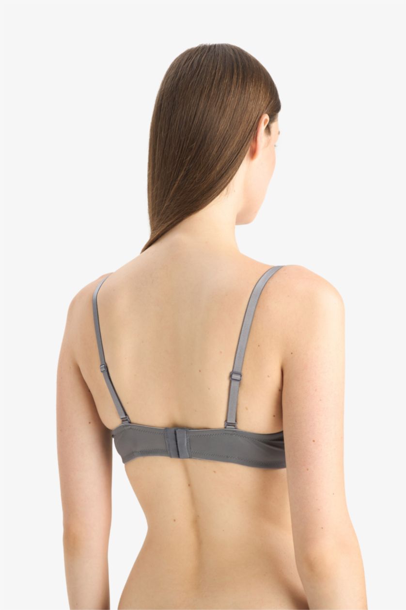 WOMAN Dark Grey Padded T-Shirt Bra