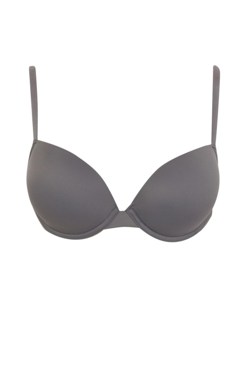 WOMAN Dark Grey Padded T-Shirt Bra